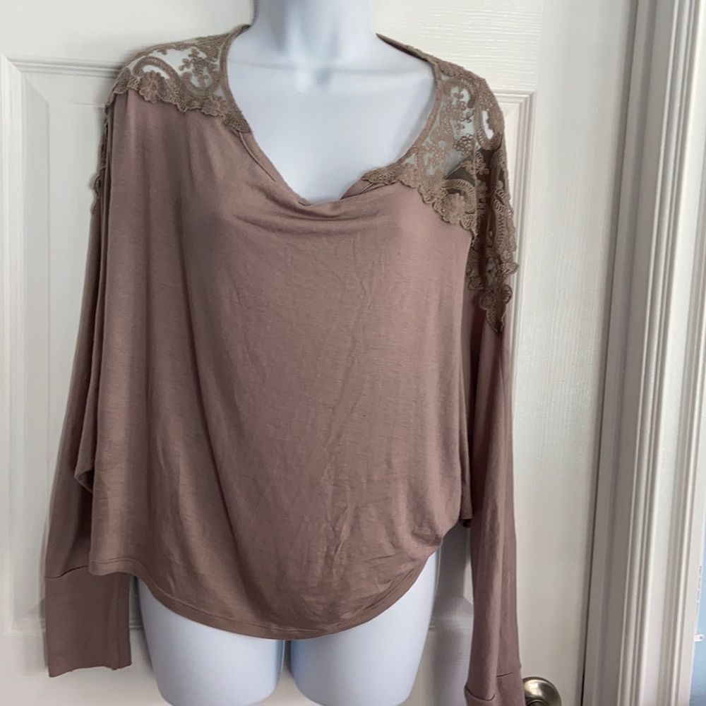 Top with lace